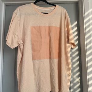 rag & bone Light Peach Graphic Tee